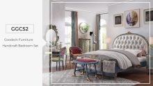 Troscán Seomraí Leapa Seomraí Leapa an tSeomra Leaba Eoraip Leaba fabraice Troscán nua-aimseartha Troscán Troscán Dresser GGC52 | Troscán Goodwin