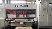 4 Color High Speed Flexo Printing Slotting Die Cutting Machine for Pizza Vegetable Fruit Boxes