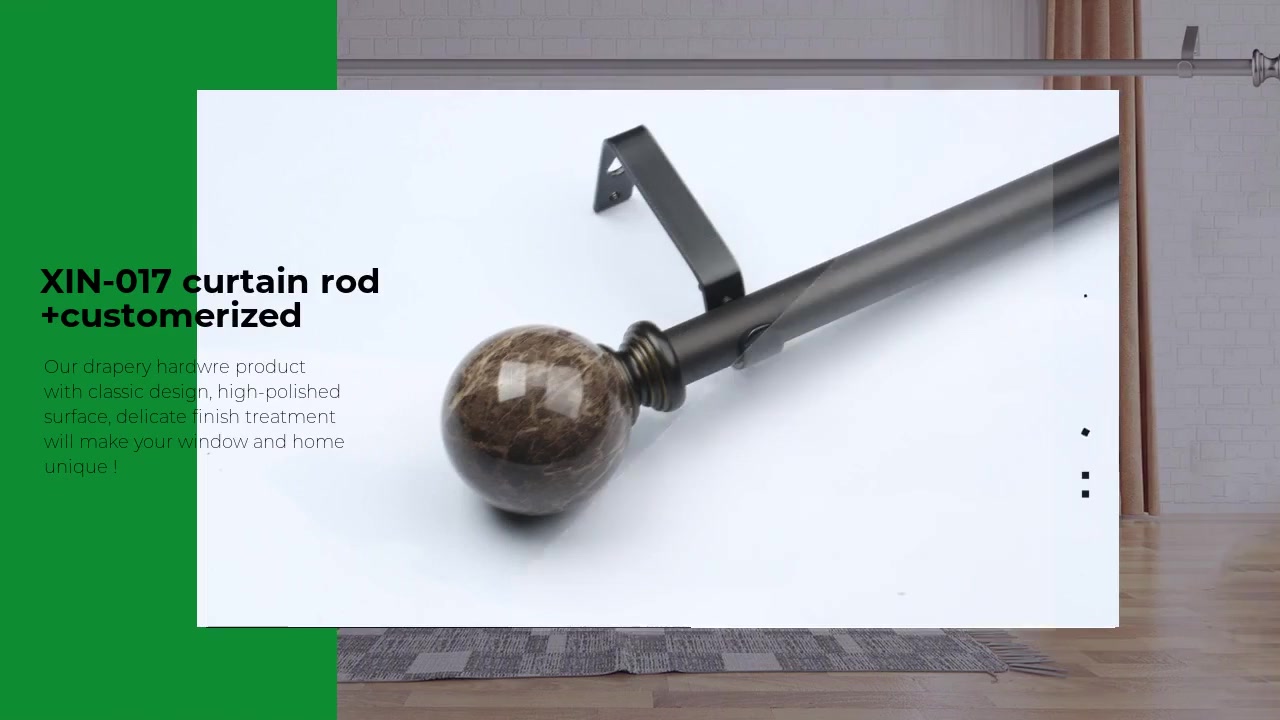 XIN-017 curtain rod +customerized