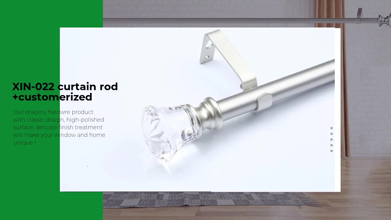 XIN-022 curtain rod +customerized