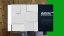 Pop designs lightweight warehouse house interior decoration decorative wall panels