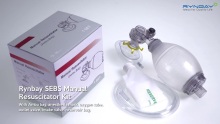 Rynbay SEBS Manual Resuscitator Kit-soláthairtí míochaine