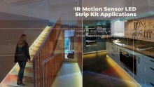 China PIR Motion Sensor LED Strip Kit Applications BS010 Kit -Rayzeek Tech manufacturers-