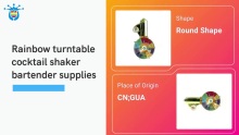 Austrian flag color cocktail magic pump