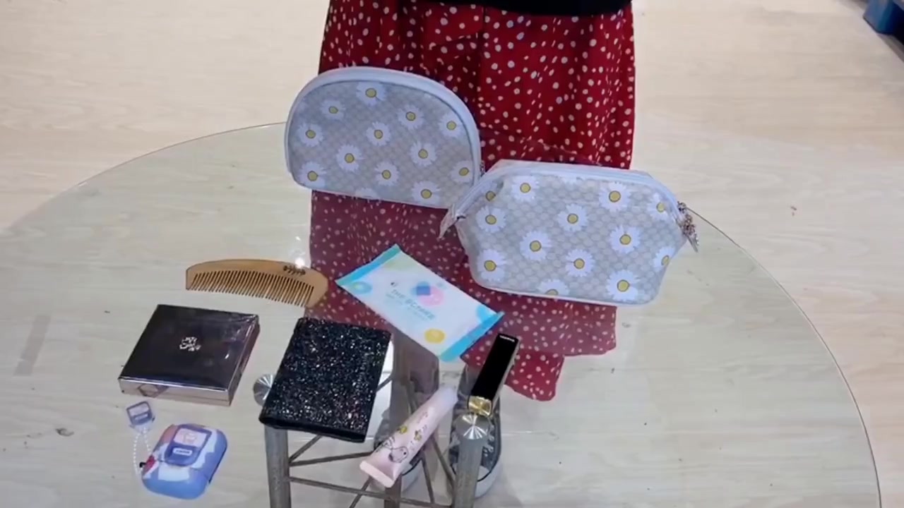Makeup Organizer Pouches PVC Cosmetic Bag