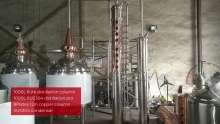 1000L 8pc commercial alcohol distillation stills