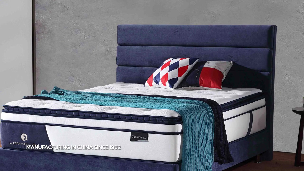 New Design 5 Zoned Pocket Spring Euro Top Rolled Mattress