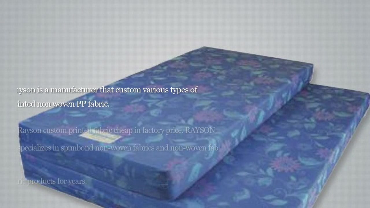 Custom printed fabric cheap for mattress cover