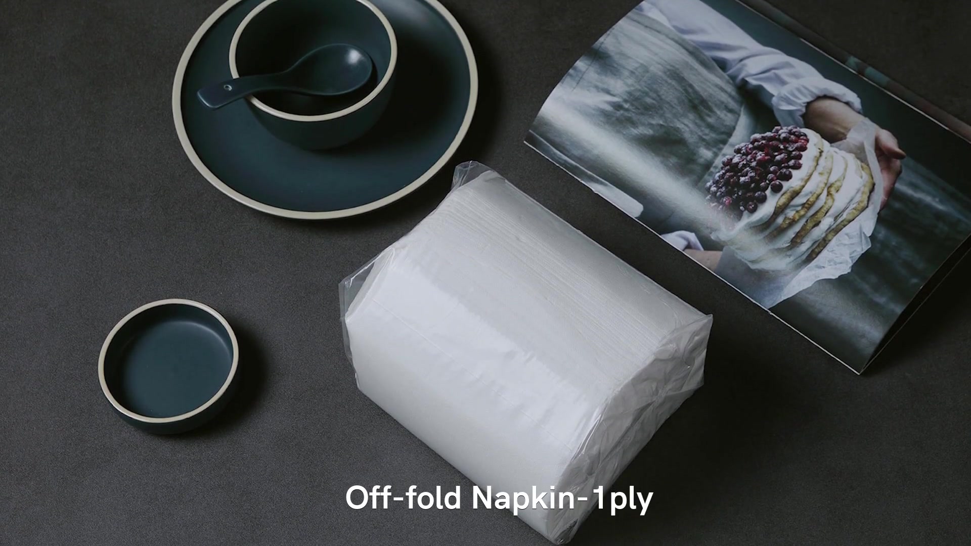 Factory cheap price off-fold dispenser napkins 1 ply napkin off fold