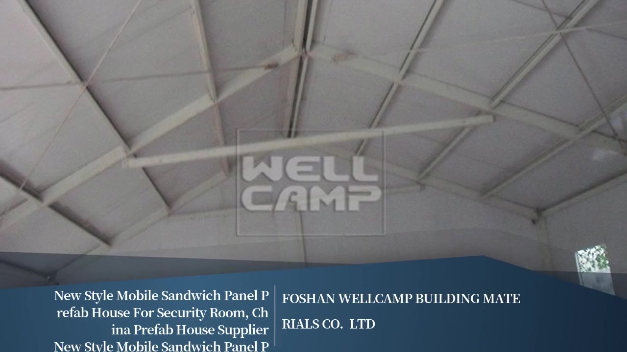 New Style Mobile Sandwich Panel Prefab House For Security Room, Wellcamp T-7
