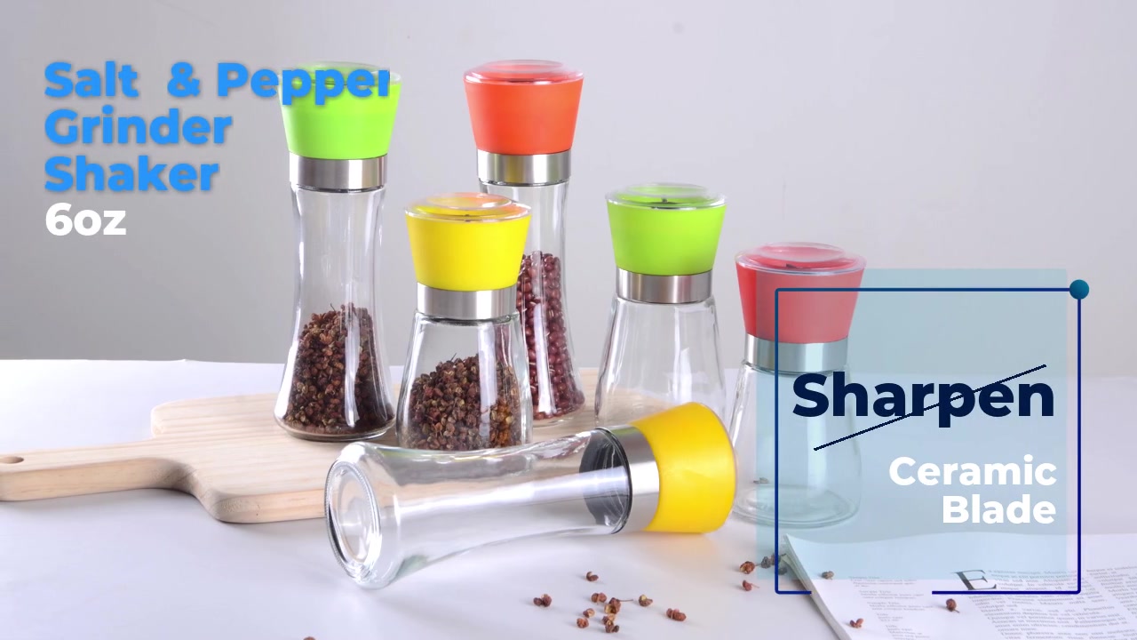 JasCherry 6 Pz/set Barattoli spezie Barattoli portaspezie campeggio portatile salsa Bottiglie condimento piccoli in plastica Bottiglia olio per barbecue Campeggio allaperto con Borsa da Trasporto 