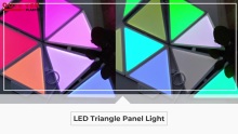 GUTE TEK PLASTIC Triangle Panel Light Acrylic Light Diffuser Sheet Guide Plate