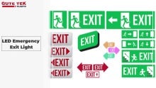 GUTE TEK PLASTIC LED Emergency Exit Light Plexiglass Light Guide Plate