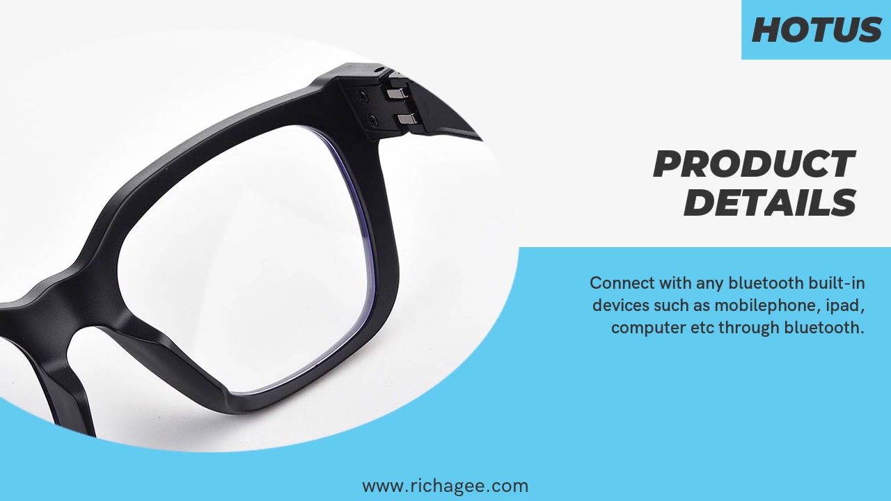 China Smart Audio Sunglasses produsen-HOTUS Technology
