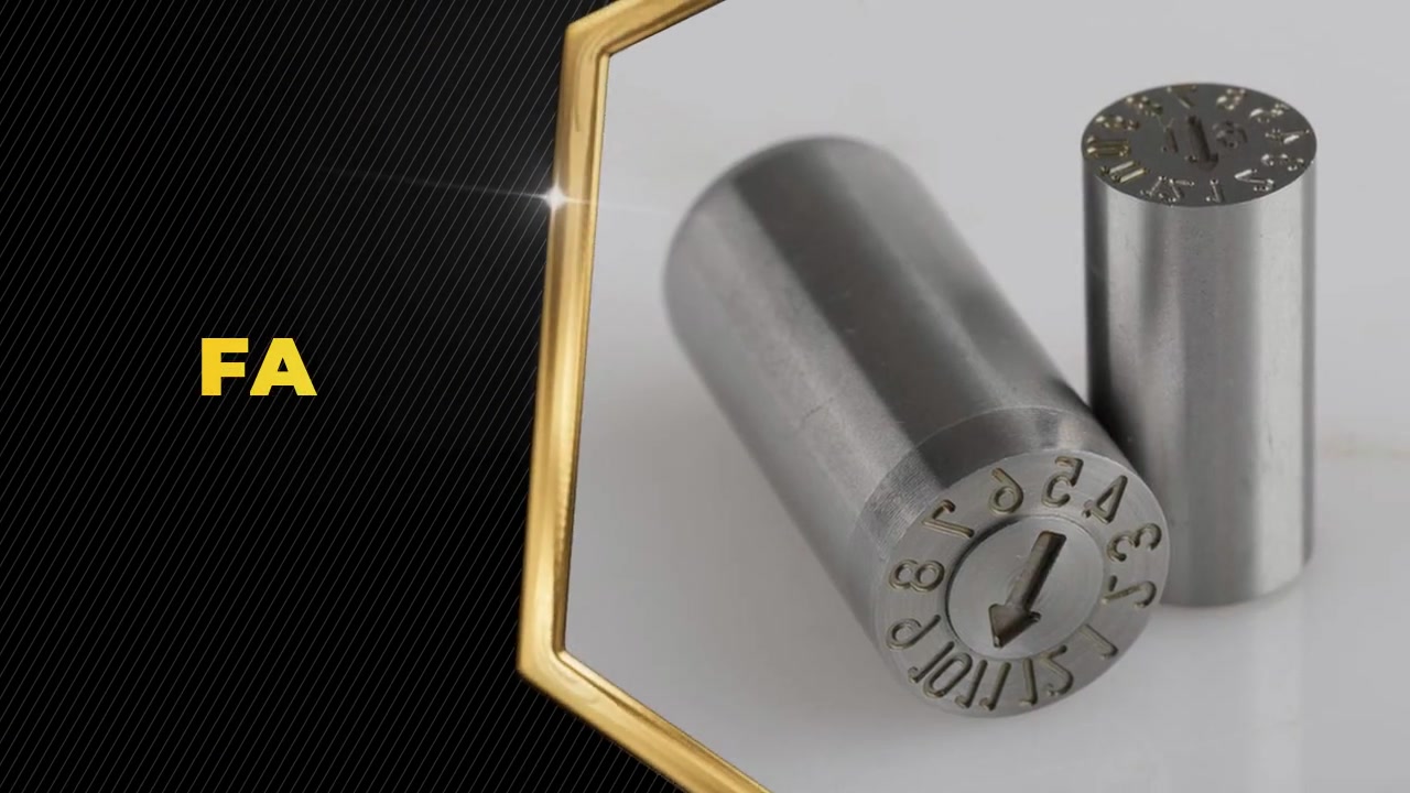 Professional Mold Date Insert Fa Replaceable Date Stamp Plastic Injection Mold Components And Parts manufacturers