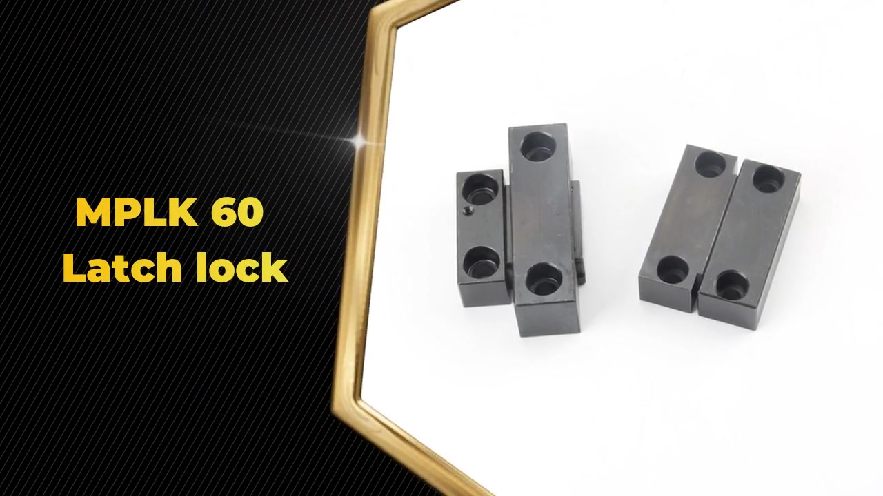Hight 정밀 부품 및 플라스틱 사출 금형 모드 용 부품 잠금 부품 시리즈 MPLK 60 Latch Lock Manufac