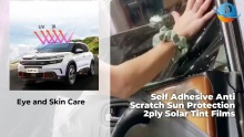Self Adhesive Anti Scratch Sun Protection 2ply Solar Tint Films