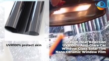 High Heat Rejection UVR100% Anti-Glare Car Window Glass Solar Tint Nano Ceramic Window Film
