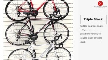 Surealong Bike Rack Hanger Wall Mount - Heavy Duty Bicycle Racks for Garage Horizontal Bike Hook Storage