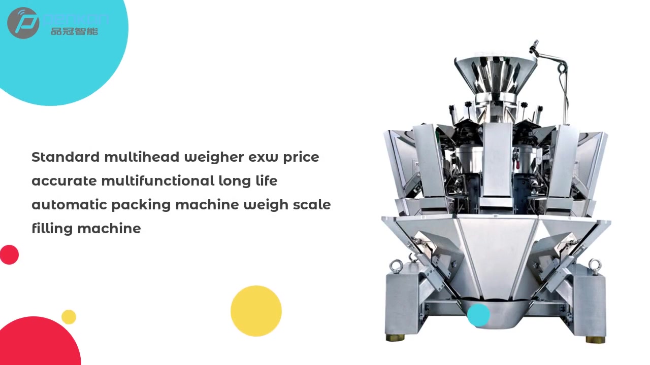 1.6L 10/14 head weigher machine flat plate with chain plate weighing broad bean canning system