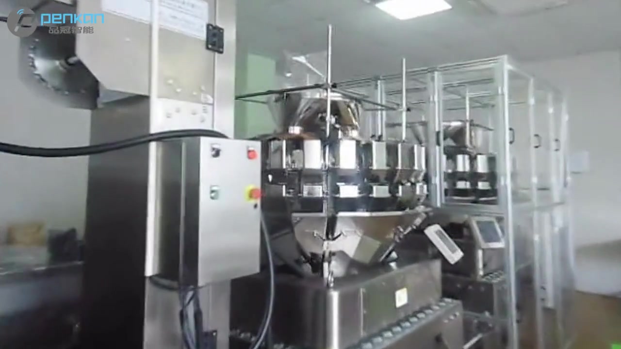 Customized 24 head weigher for max 6 kinds of mixing materials manufacturers from China