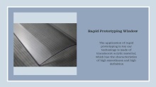 Rapid Prototyping PMMA Transparent Window Supplier & manufacturers | 3D SHAPING