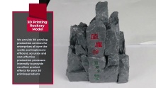 3D Printing Rockery Model Supplier & manufacturers | 3D SHAPING