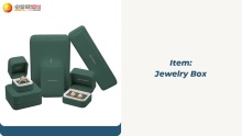 Jewelry Box Zeal-x PU Leather Clamshell Earrings Bracelet Ring Necklace Packaging Cases