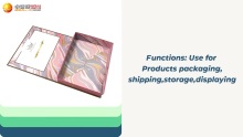 Wig Packaging Zeal-x Custom Logo Paper Folding Bundle Hair Extension Box With Ribbon
