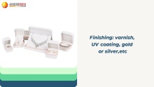 Jewelry Packaging Zeal-x Customized PU Leather Earrings Necklace Bracelet Ring Jewellery Box