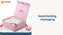 Clothing Packaging Zeal-x Custom Logo Cardboard Magnetic Folding Gift Box With Ribbon Closure