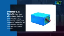 IFR32700 12.8V Ceallraí Fosfáite Iarann Litiam Litiam