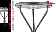 Garden street light Dual heat dissipation design of the lamp body