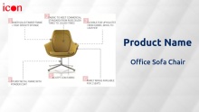 European Style Modern Fabric Comfy Visitor Chair for Office Living Room Waiting Room