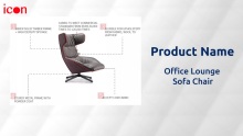 Modern Optional Materials Waiting Furniture Visitor Leather Executive Office Sofa Chair