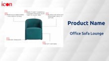 Modern Waiting Room Furniture Visitor Meeting Office Sofas Chair for Reception