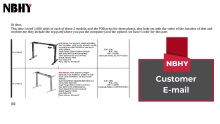 Polish client orders S&D series standing desk of NBHY