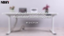 A Dual-Motor Height Adjustable Standing Desk From NBHY BT.D-G1F.D4