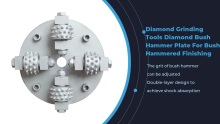 Diamond Artezteko tresnak Diamond Bush Mailu plaka Bush mailua amaitzea