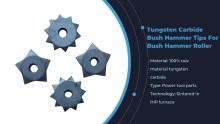 Tungsteno karburo zuhaixka mailuak Bush mailu roller egiteko aholkuak