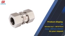 Stainless Steel Single Ferrule Union DIN2353, ISO8434.1
