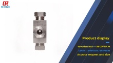 Stainless Steel Ultrahigh Pressure Super High Pressure Cross 60000psi/4138bar 3/8"