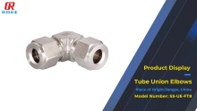 Stainless Steel SS316 Tube Double Ferrules Union Elbows