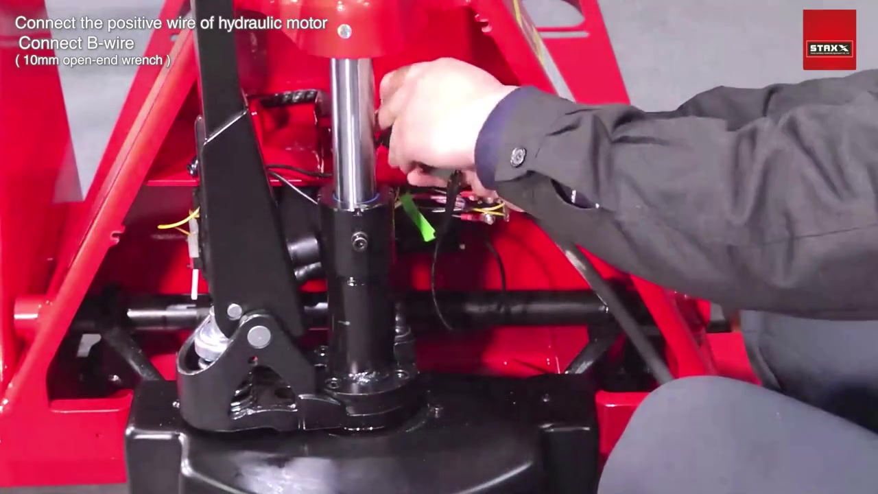 Intall hydraulic pump station & Remove hydraulic pump station