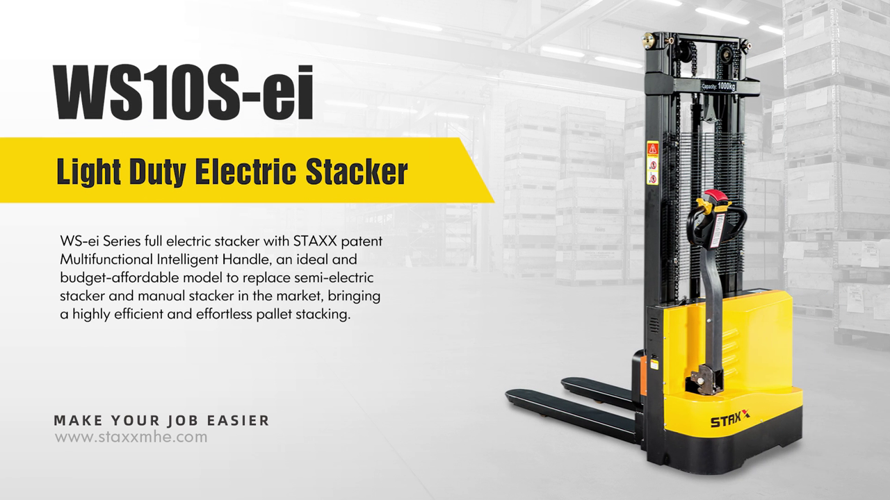 WS-EI Light Duty Lithium Electric Pallet Stacker Vervaardigers