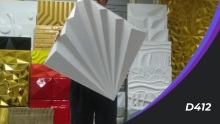 Panel dekorazioa pared 3D PVC hormako paneleko hormako panela