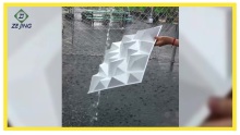 Kolorea Blanco PVC PARTED 3D 3D telebistako dekoraziorako