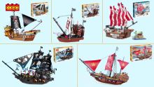 Pirate Ship Building Blocks Toys