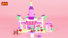 Girls Castle building block toy