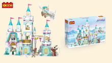 Castle building block toys